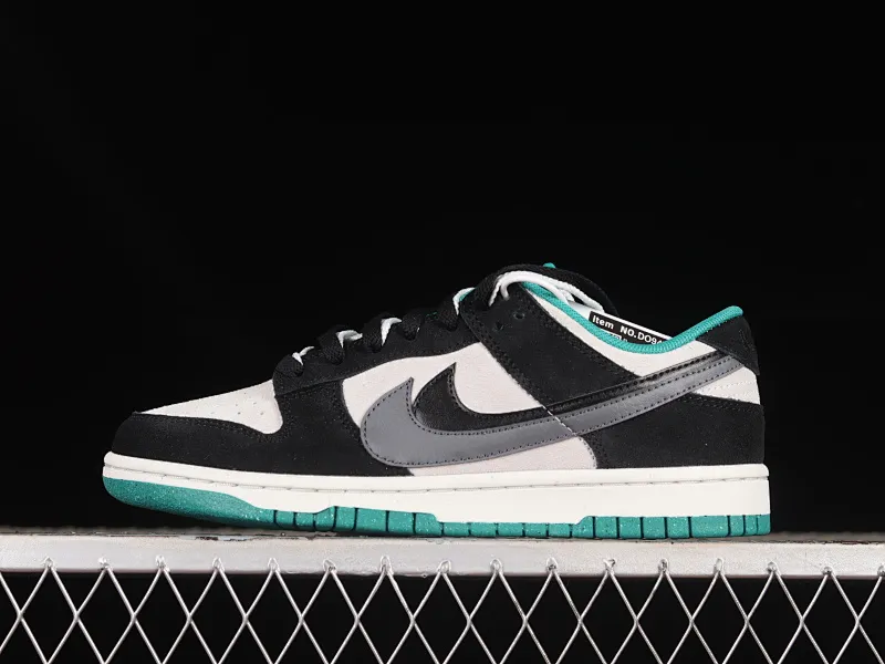 All categories Nk SB Dunk series Nk SB Dunk Low low-top sneakers Nk SB Dunk Low "85" black and gray double hook strap black and green SB low-top sports and leisure sneakers DO9457-133